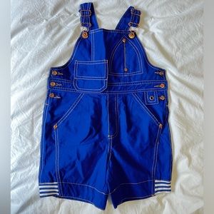 NWOT DIY by Oilily Blue Overalls Baby Size 98